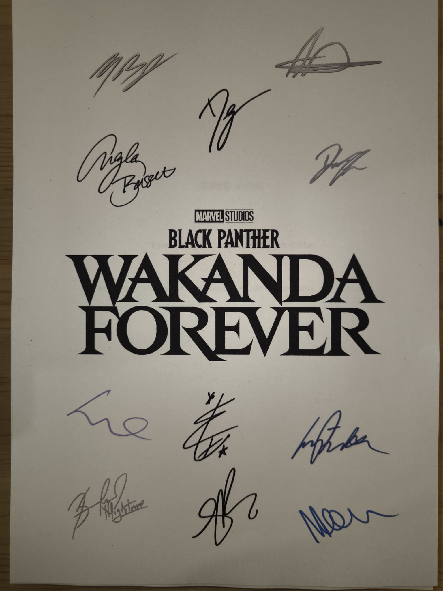 Guión Black Panther - Wakanda Forever
