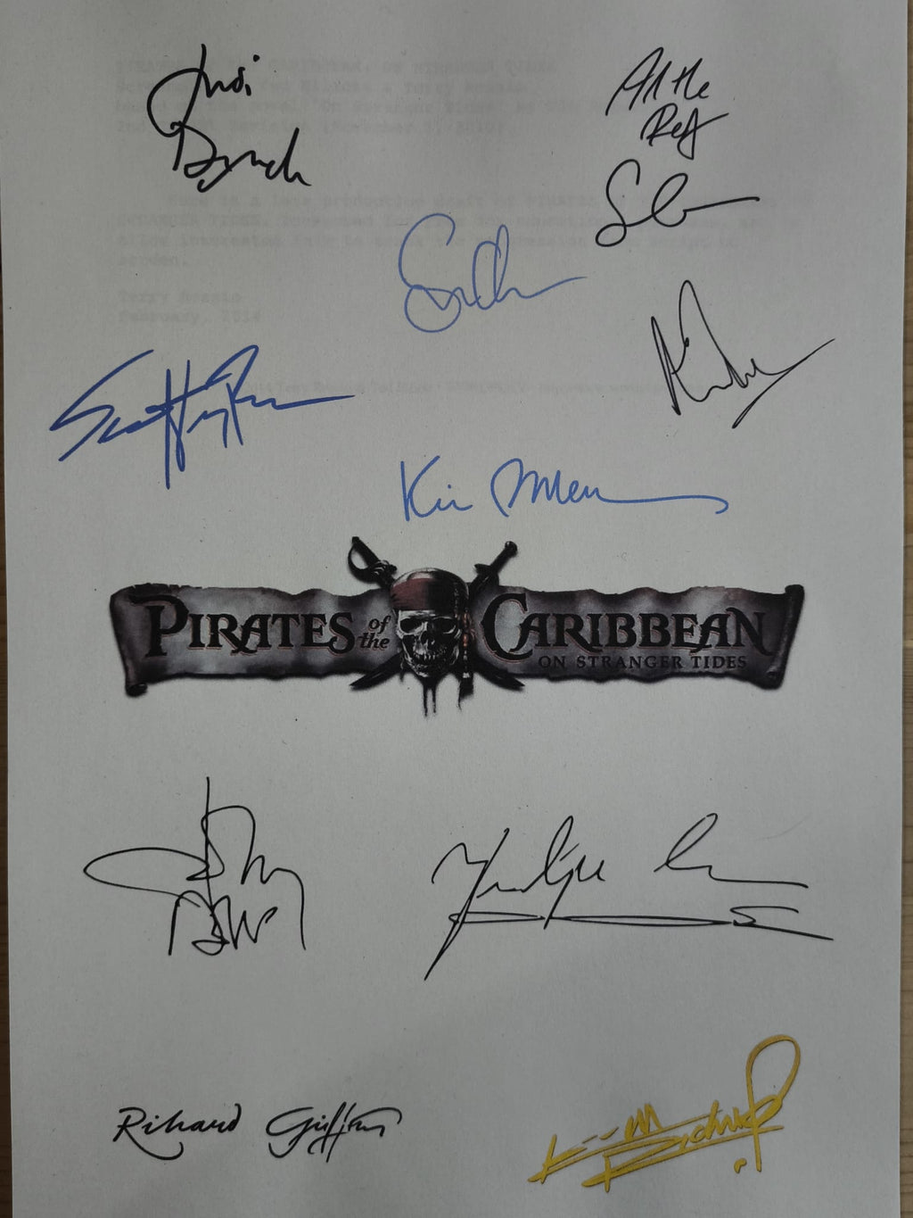 Guión Piratas del Caribe – Navegando en Aguas Misteriosas