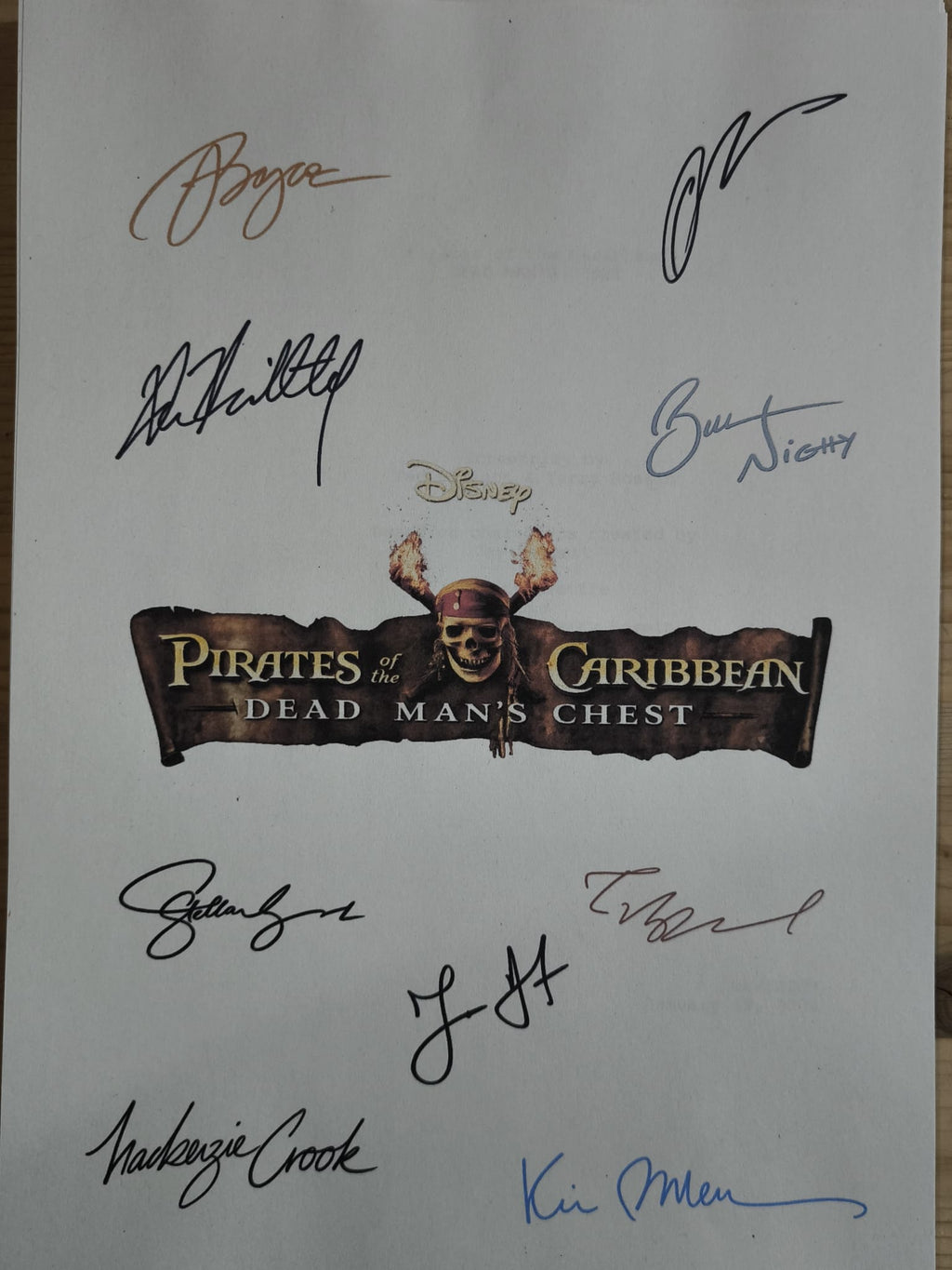 Guión Piratas del Caribe – El Cofre del Hombre Muerto