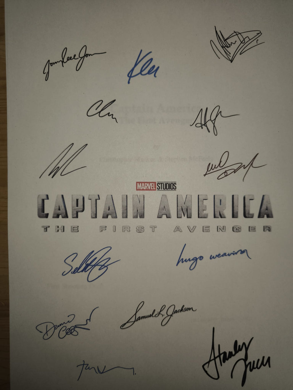 Guión Captain America - The First Avenger