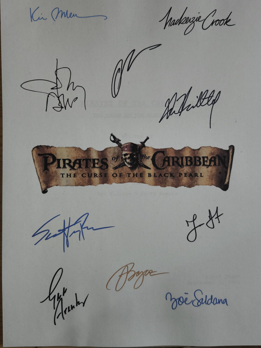 Guión Piratas del Caribe – La Perla Negra