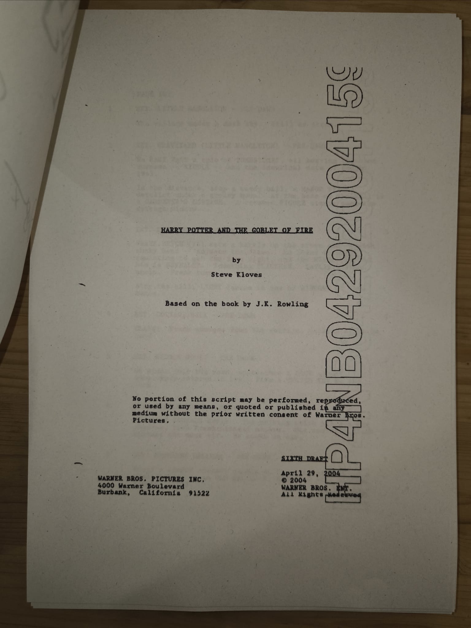 Harry Potter y el Cáliz de Fuego