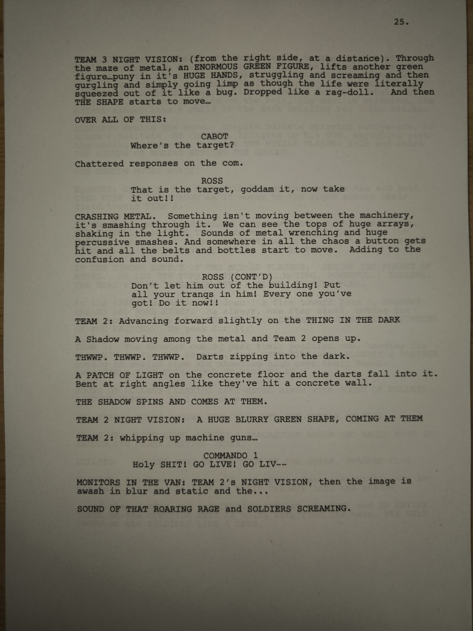 Guión The Incredible Hulk