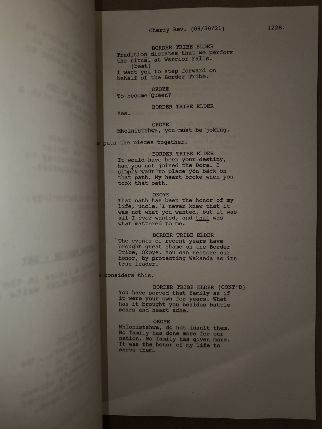 Guión Black Panther