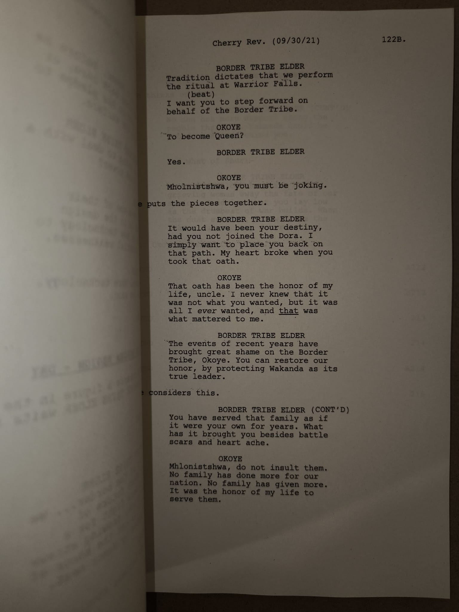 Guión Black Panther