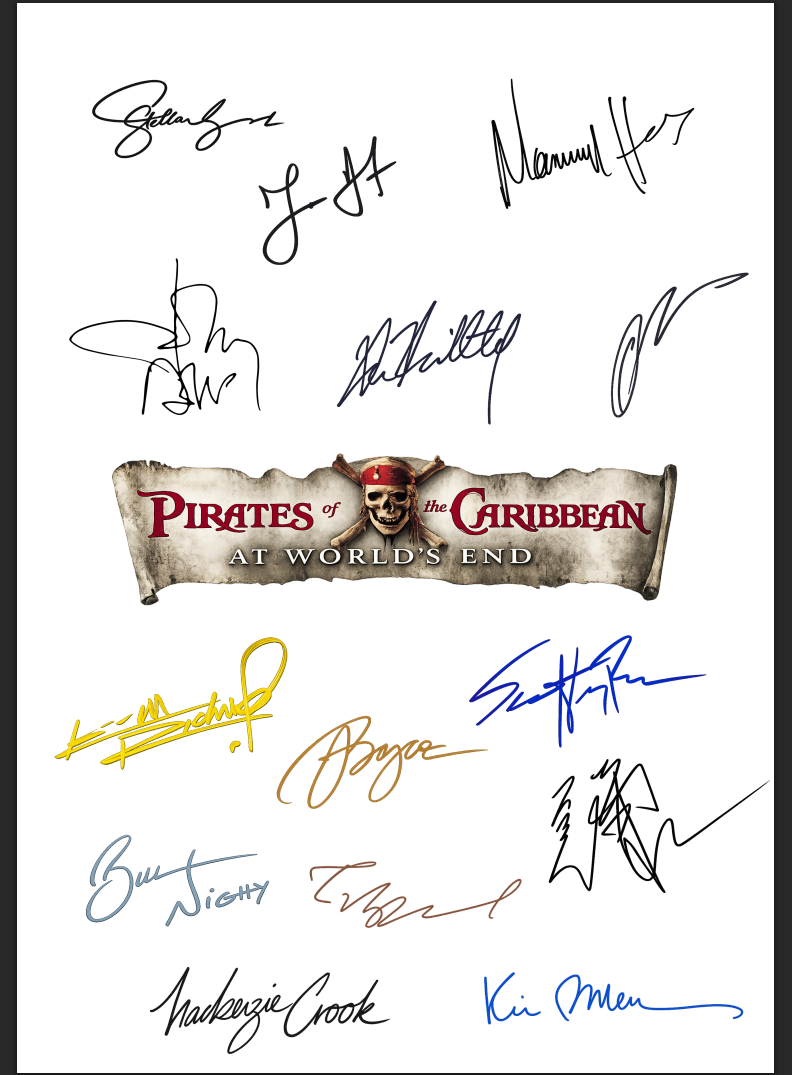 Guión Piratas del Caribe – En el Fin del Mundo