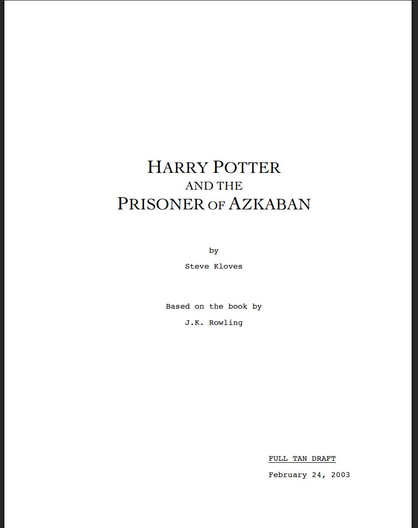 Harry Potter y el Prisionero de Azkaban