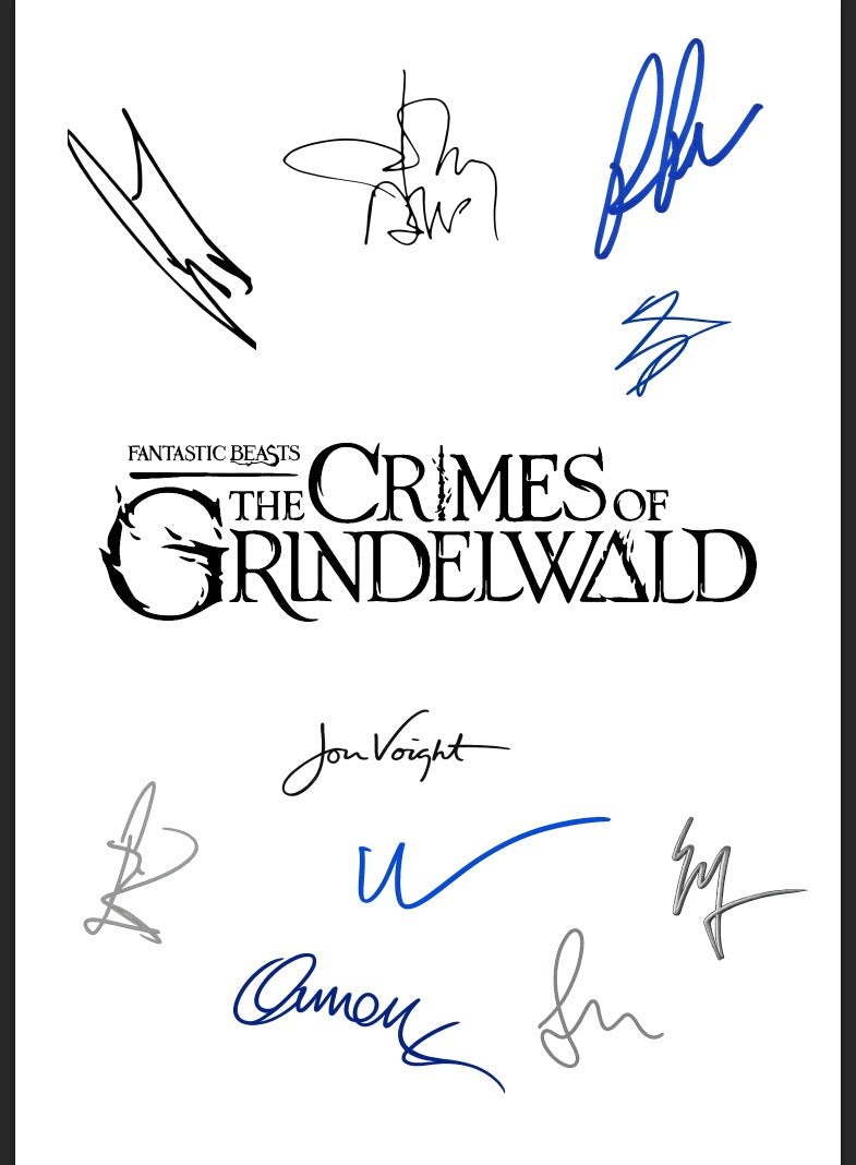 Guión Animales fantásticos: Los crímenes de Grindelwald