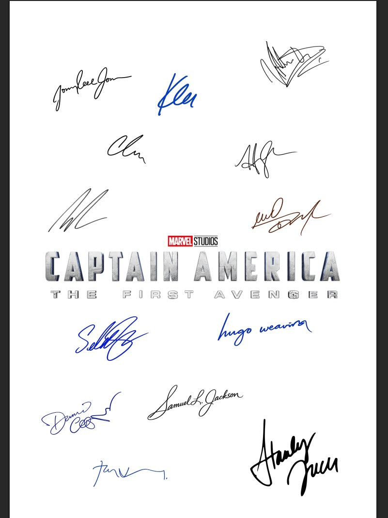 Guión Captain America: The First Avenger