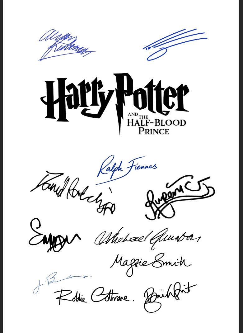 Guión Harry Potter y el Misterio del Príncipe