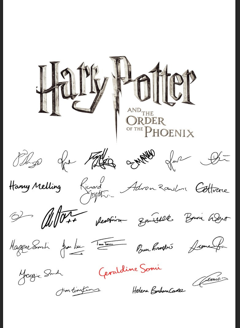 Guión Harry Potter y la Orden del Fénix